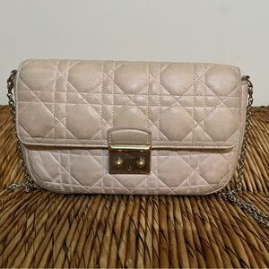Miss Dior Promenade leather Crossbody Wallet on Chain